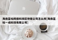 海南蓝标网络科技区块链公司怎么样[海南蓝标一成科技有限公司]